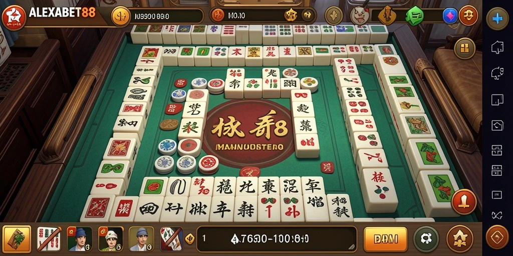 Screenshot menunjukkan gameplay Mahjong yang menantang dan menarik.