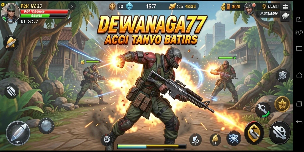 Tampilan gameplay seru DEWANAGA77 yang penuh aksi.