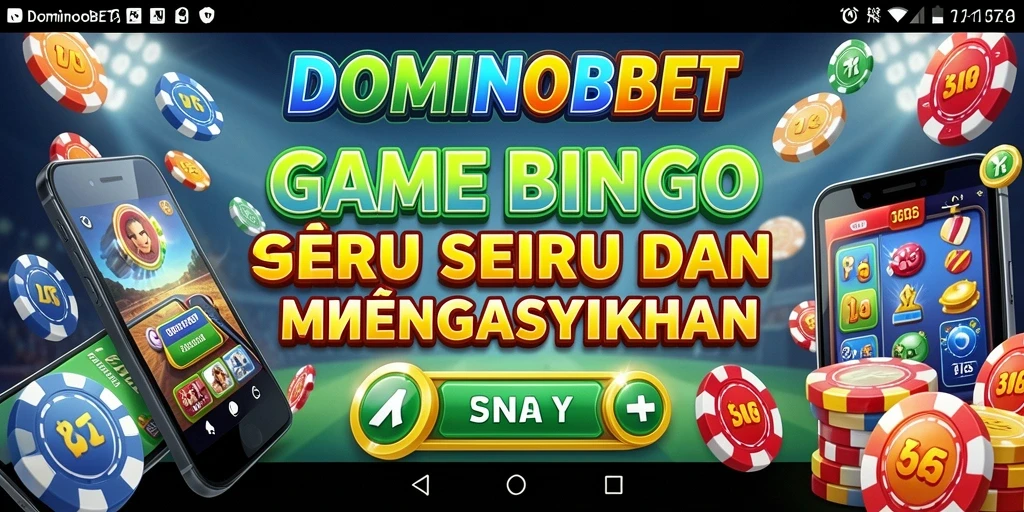 Tampilan gameplay seru dari <strong>DOMINOBET</strong> dengan fitur Bingo yang menarik.
