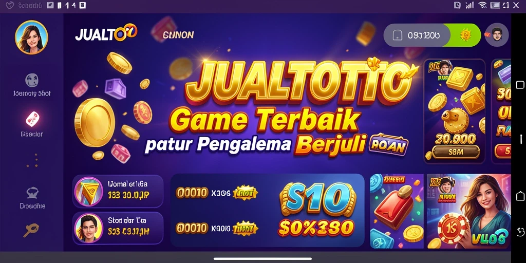 Tangkapan layar menampilkan gameplay seru dari JUALTOTO.