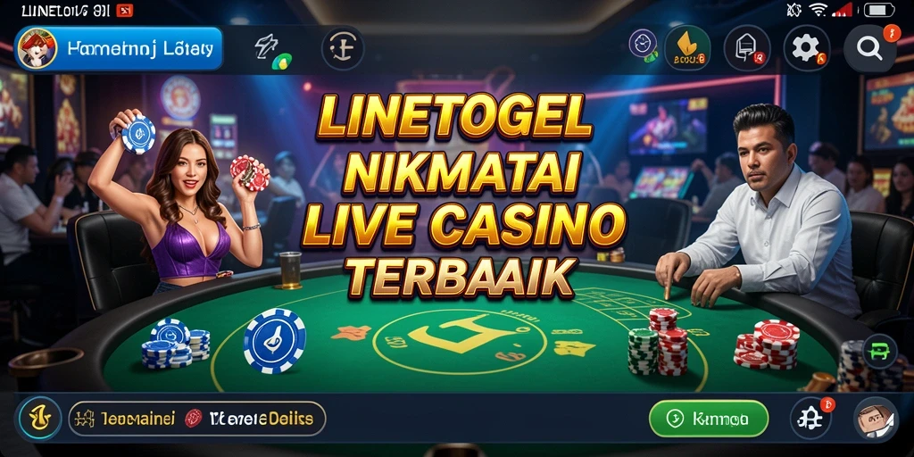 Tampilan menarik dari gameplay langsung di LINETOGEL.