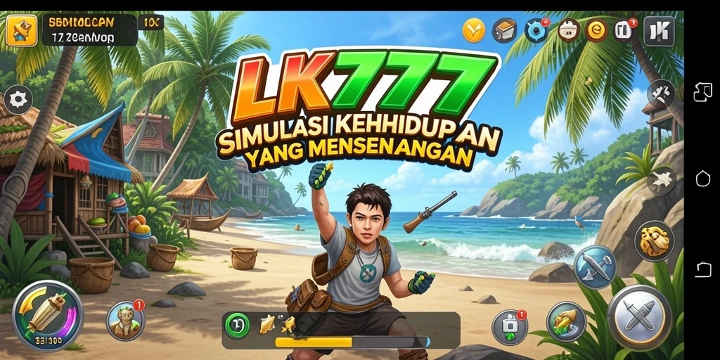 Tampilan gameplay interaktif LK777 dengan berbagai aktivitas simulasi.