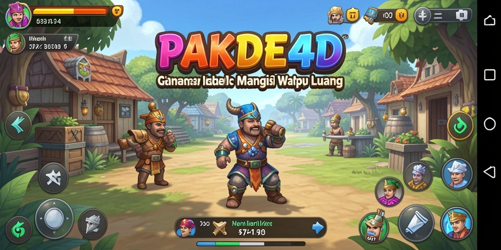 Tampilan gameplay PAKDE4D yang menarik dan interaktif.