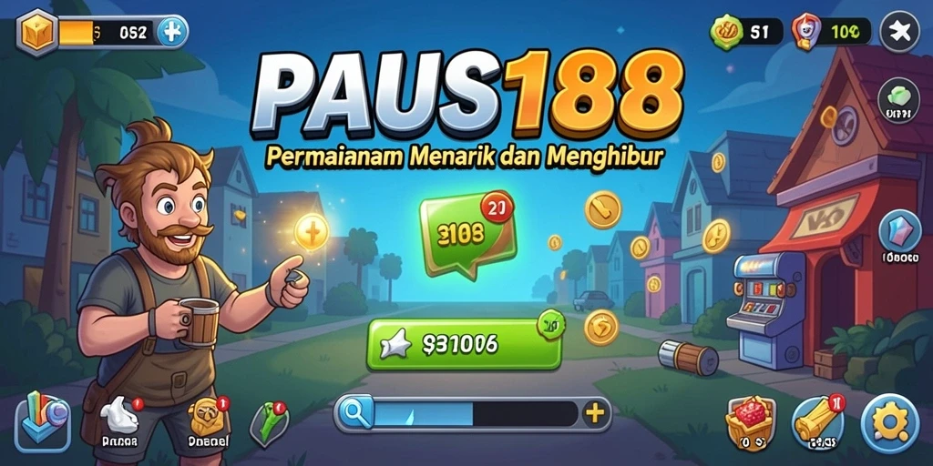 Tampilan gameplay PAUS188 dengan mekanisme idle yang menyenangkan.