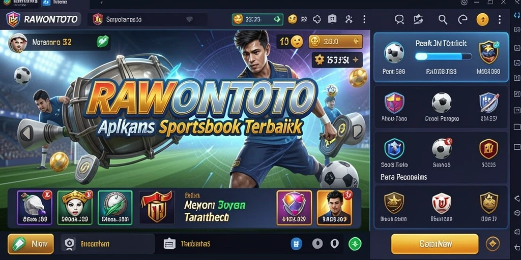 Tampilan gameplay Sportsbook yang menarik dan interaktif.