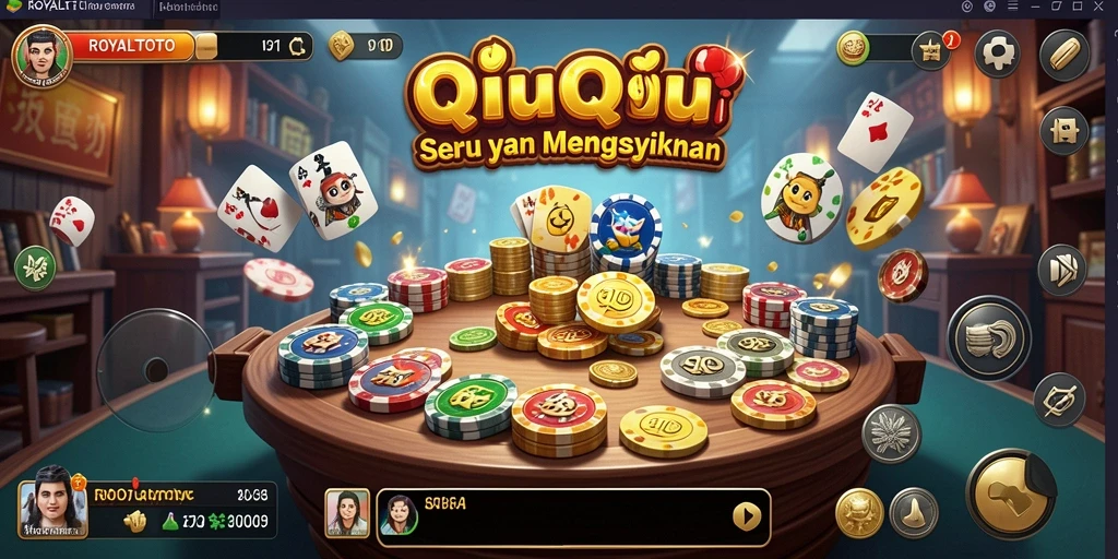 Screenshot gameplay QiuQiu dari ROYALTOTO yang menampilkan momen seru.